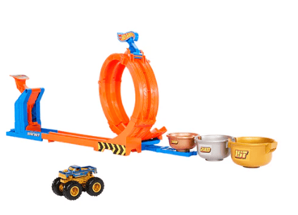 Hot Wheels Monster Trucks Loop And Flip Trophy Challenge