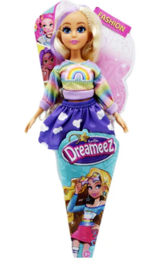 Dreameez Fashion Doll With Rainbow Blouse