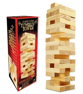 Ambassador Classic Games Tumblin' Tower 48pcs Wood Blocks
