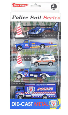 Container Truck Police Series Die-cast