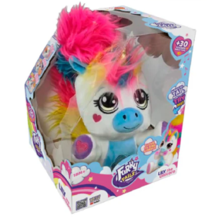 Eolo Furry Tails Electronic Unicorn Plush