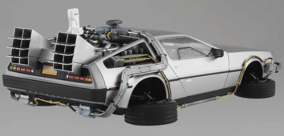 Aoshima 1/24 Back To The Future Part II Time Machine Model Kit